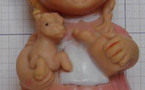 Pouet pouet Fillette bébé chèvre