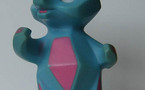 Pouet Pouet 'Chien Bleu et rose'