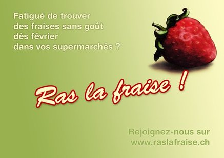 Fraises à Pâques, neige en juillet ! Fraises à Pâques, neige en juillet !