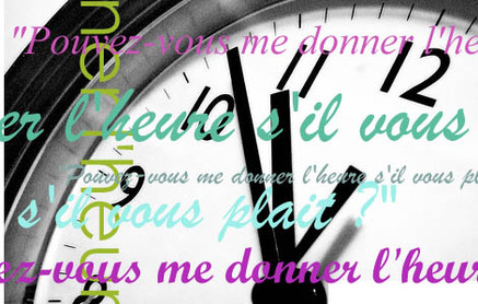 J'oublie ma montre ! J'oublie ma montre !