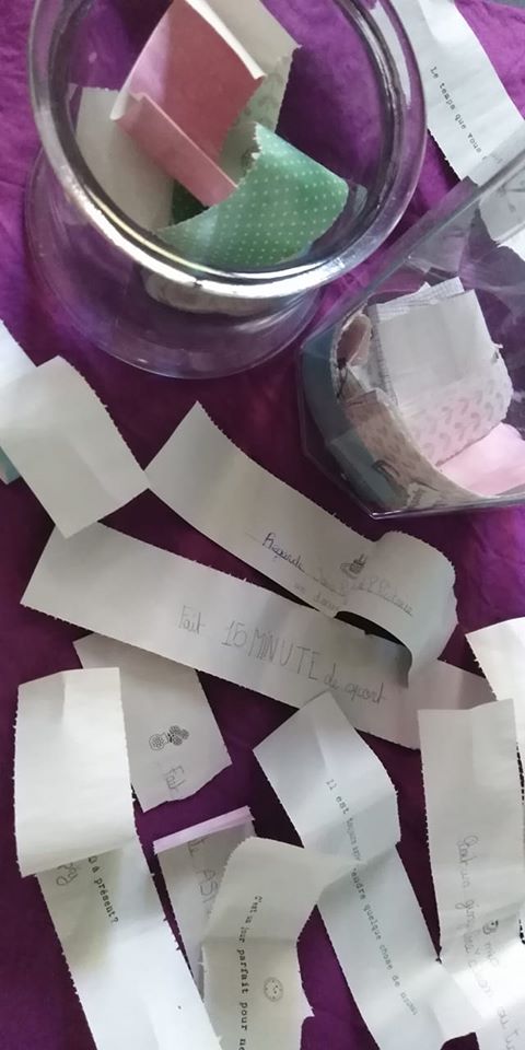 'Mes belles intentions du confinement en bocal' 'Mes belles intentions du confinement en bocal'