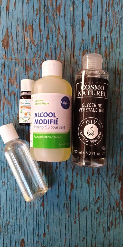 Gel hydroalcoolique maison Gel hydroalcoolique maison